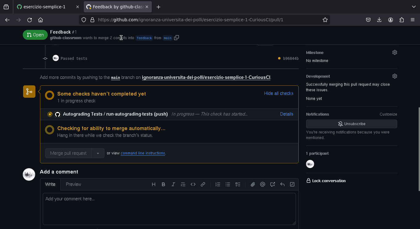 GitHub actions
